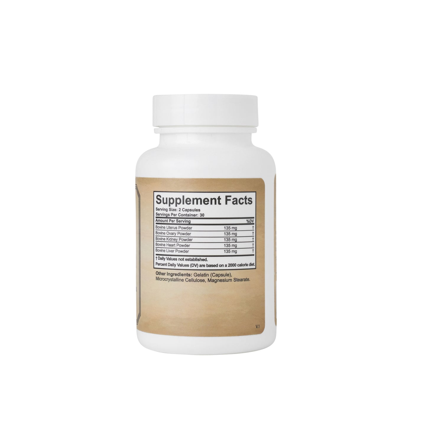 Beef Organ Supplement for Women - Grass-fed & Pasture Raised
