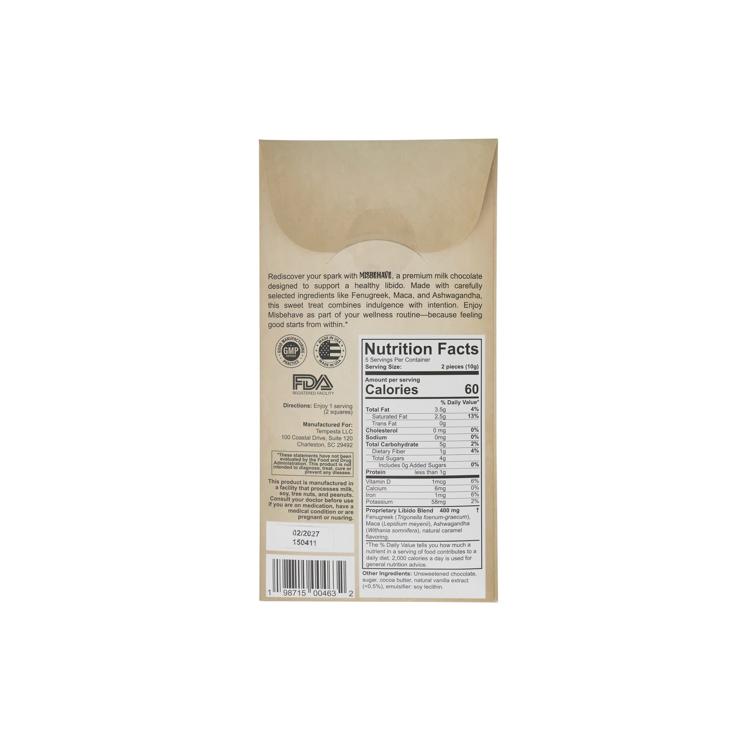 MisBehave Chocolate for Couples Improves Mood & Performance