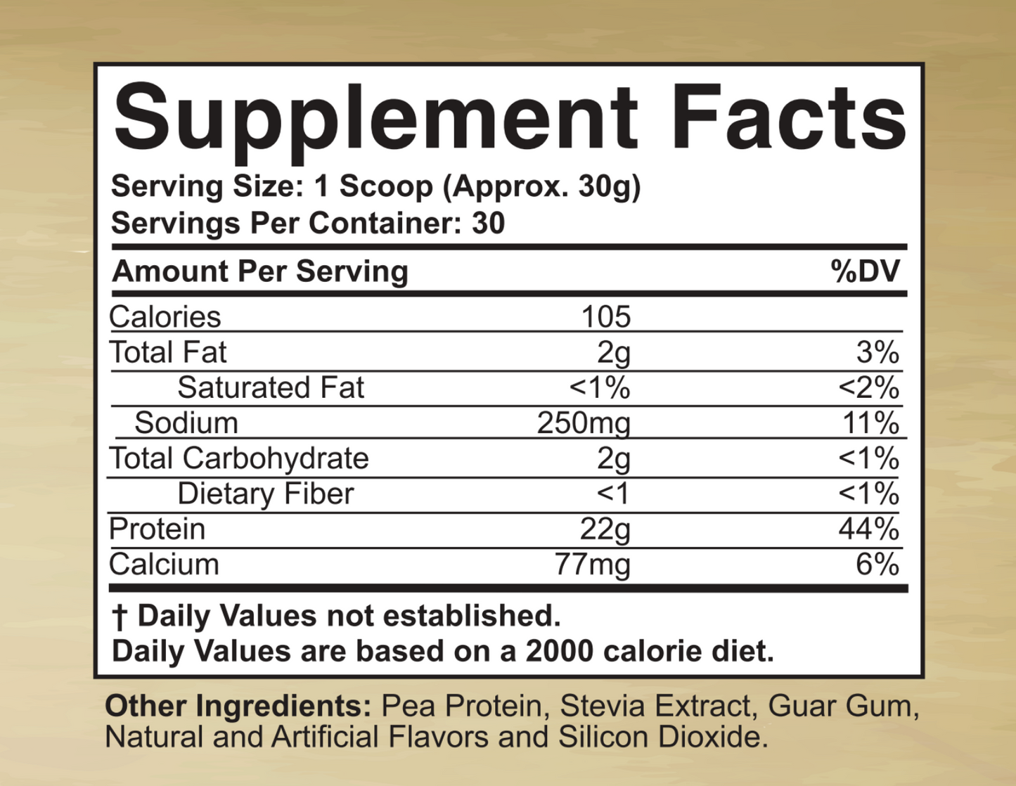 Vegan Vanilla Protein Powder