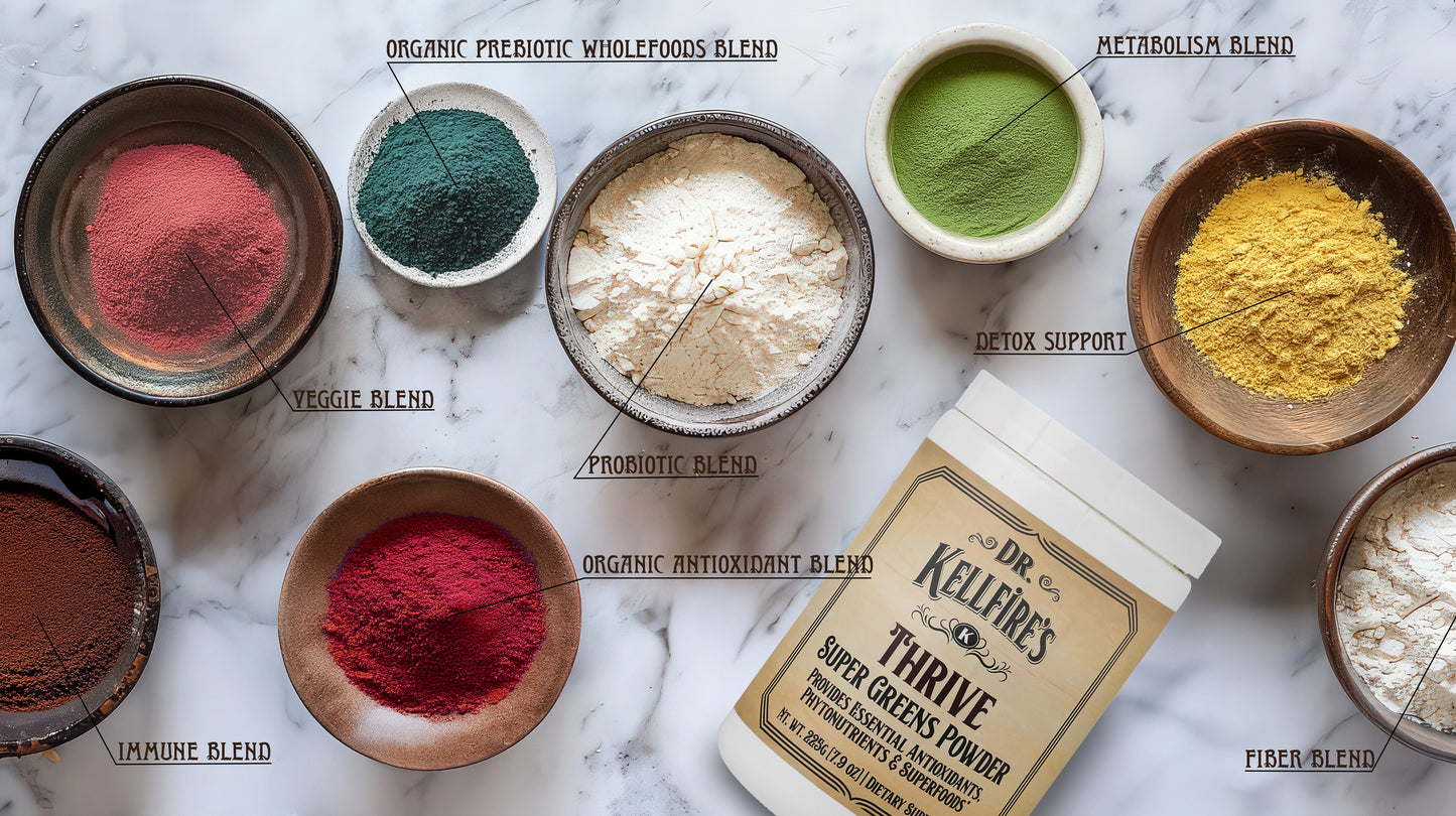 Super Greens Powder with Adaptogenic Herb Blend
