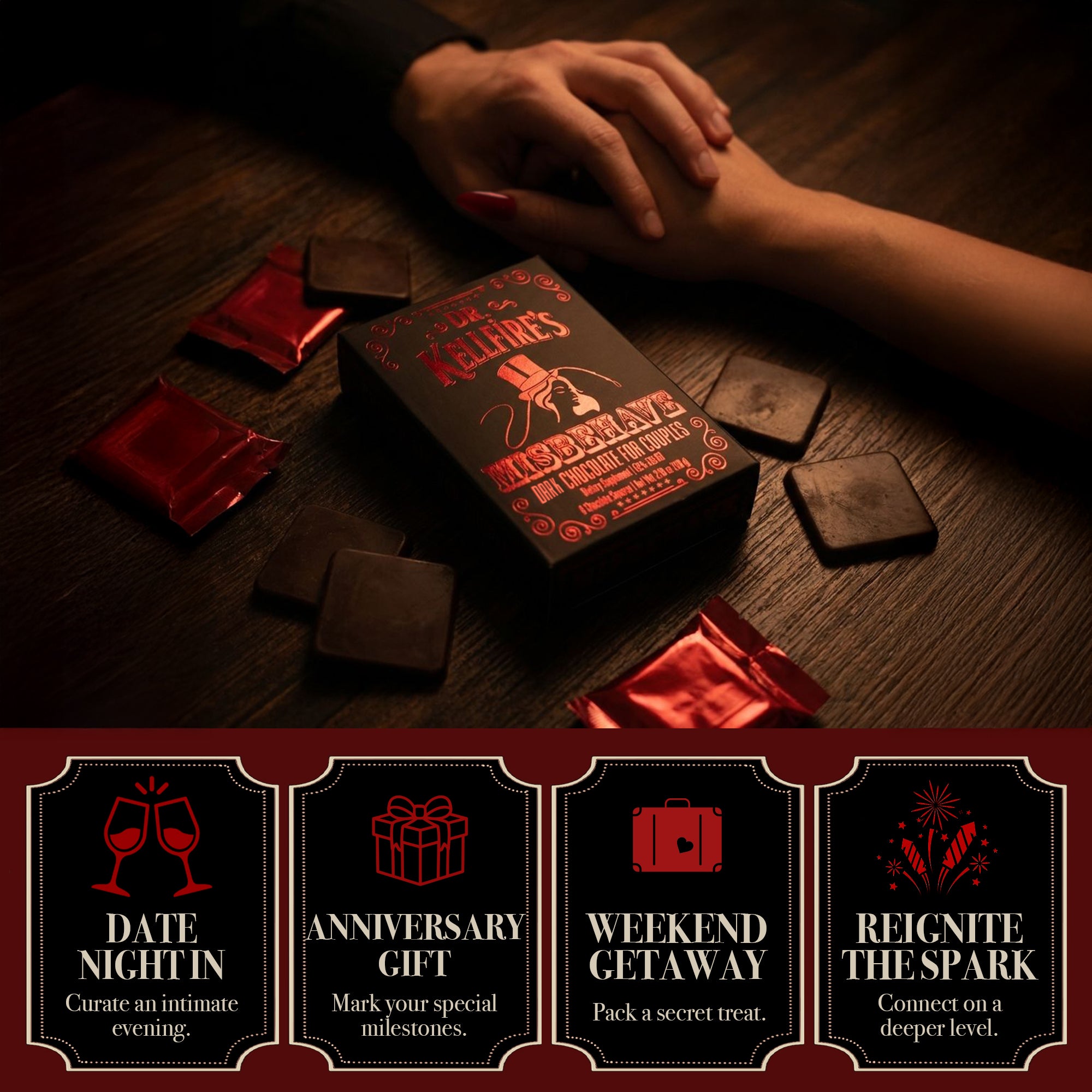 MisBehave - Dark Chocolate for Couples