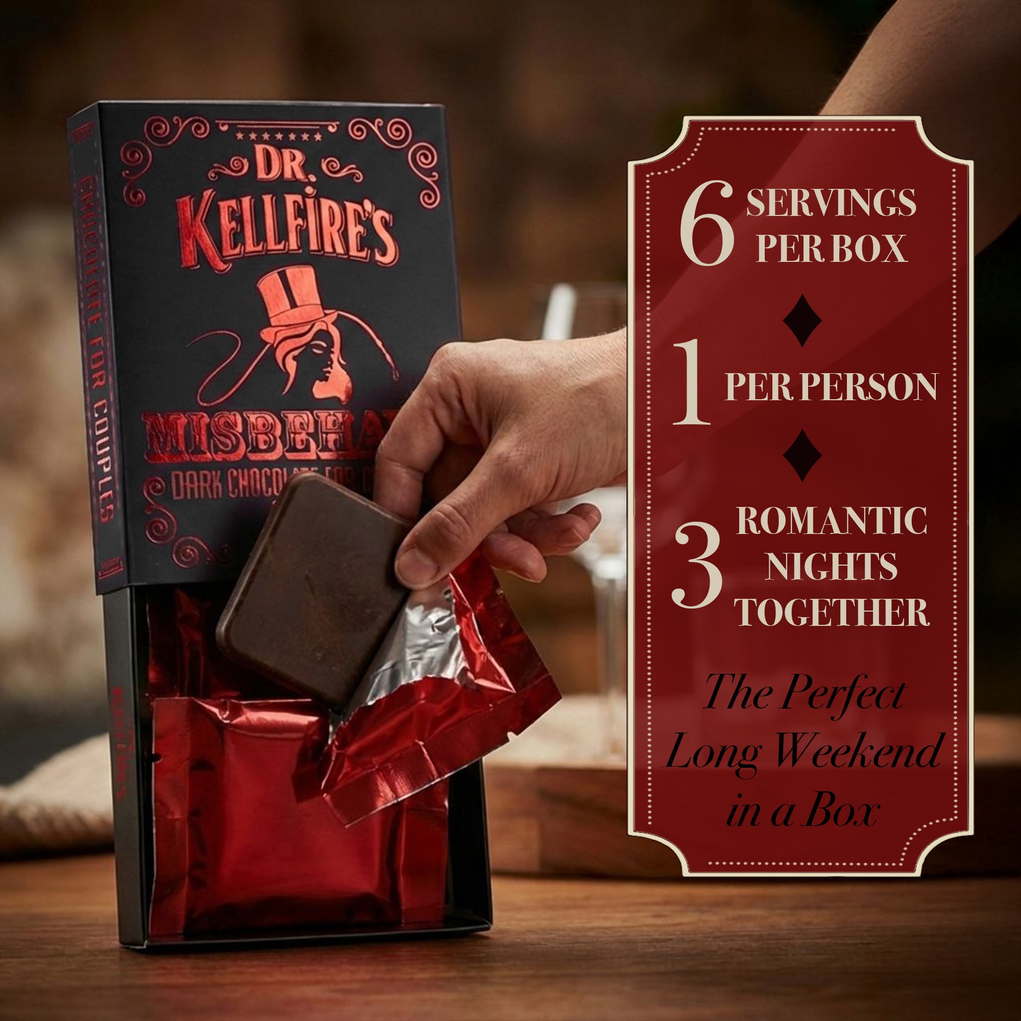 MisBehave - Dark Chocolate for Couples