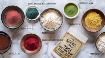 Super Greens Powder with Adaptogenic Herb Blend